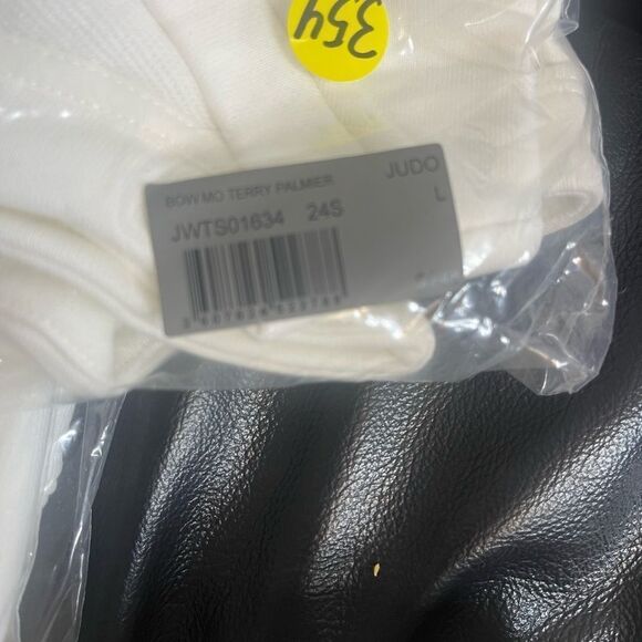 Zadig & Voltaire Bow Mo Terry Palmier Tee NWT - Picture 10 of 10